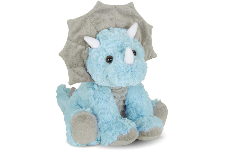 Bearington Tracer Plush Triceratops Dinosaur