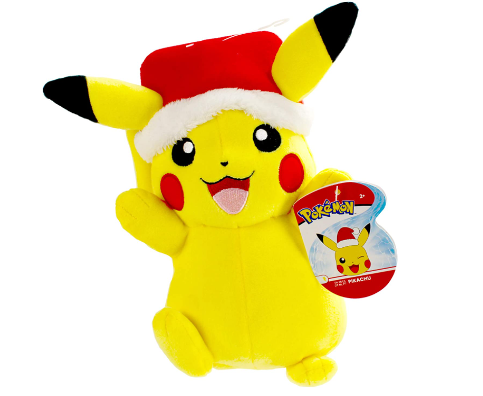 Pikachu Santa plush