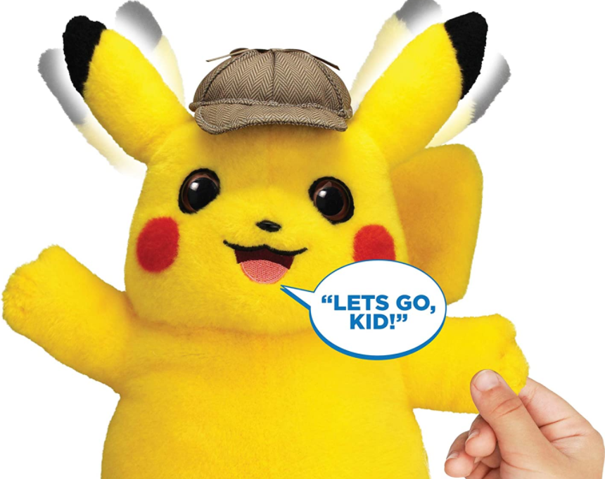 The interactive Pikachu plush