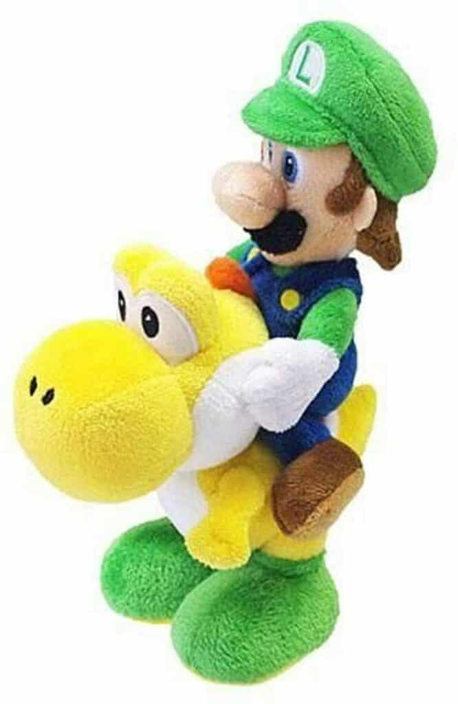 Luigi Riding Yoshi Plush