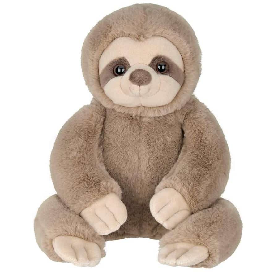 Bearington Sammy Plush Sloth Stuffed Animal