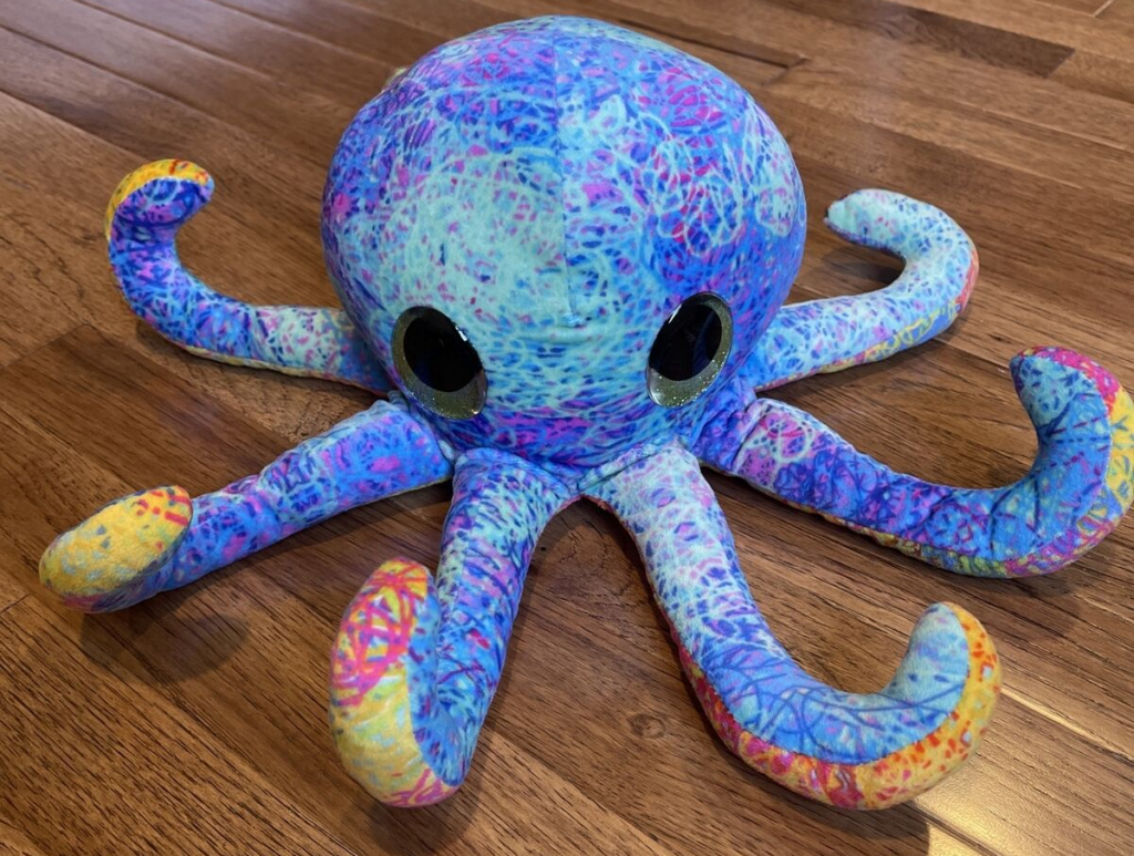 Fiesta Scribbleez Octopus Plush