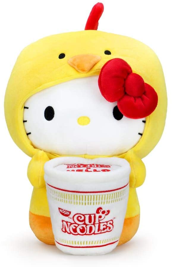 Kidrobot Nissin Cup x Hello Kitty Plush Toy