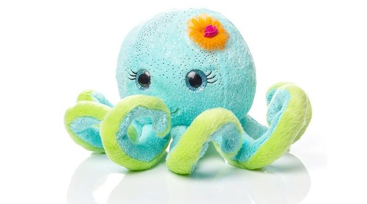 Sparkly Green Octavia Plush Octopus