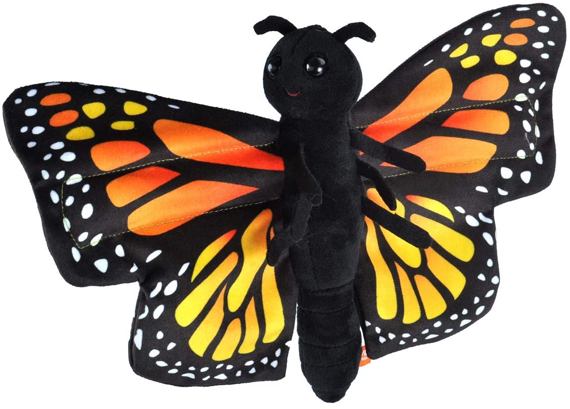 Wild Republic Huggers Butterfly Monarch Plush Toy