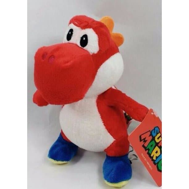 Medium Red Yoshi Plush