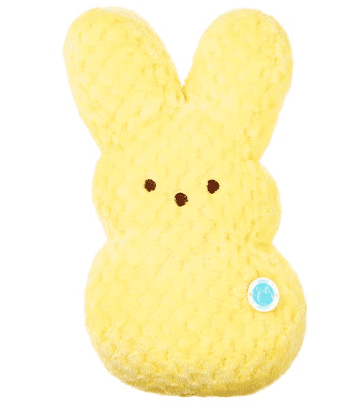 Peeps Bunny Plush Stuffed Animal, 9 Inch, Color Changing Light Up, Yellow