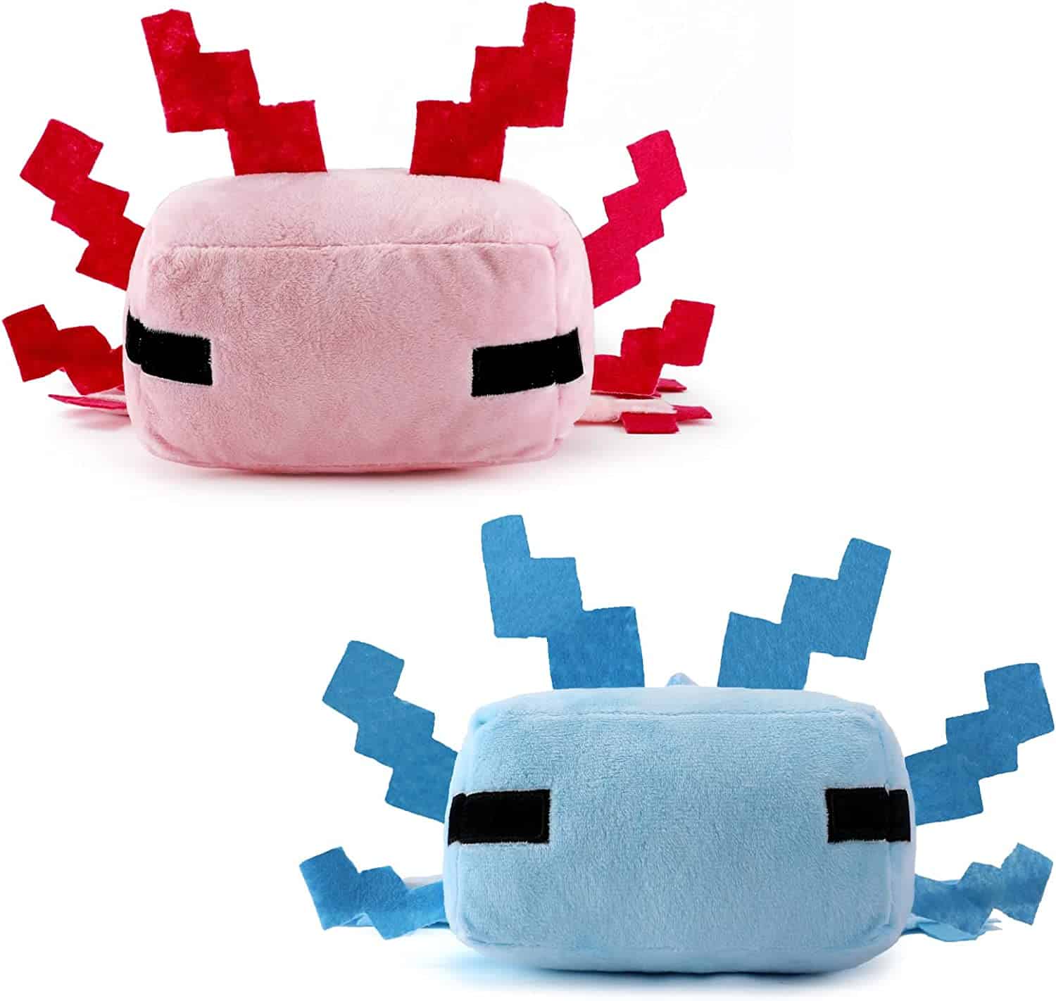 Luxurious Pixellated Minecraft 2 Piece Axolotls Set