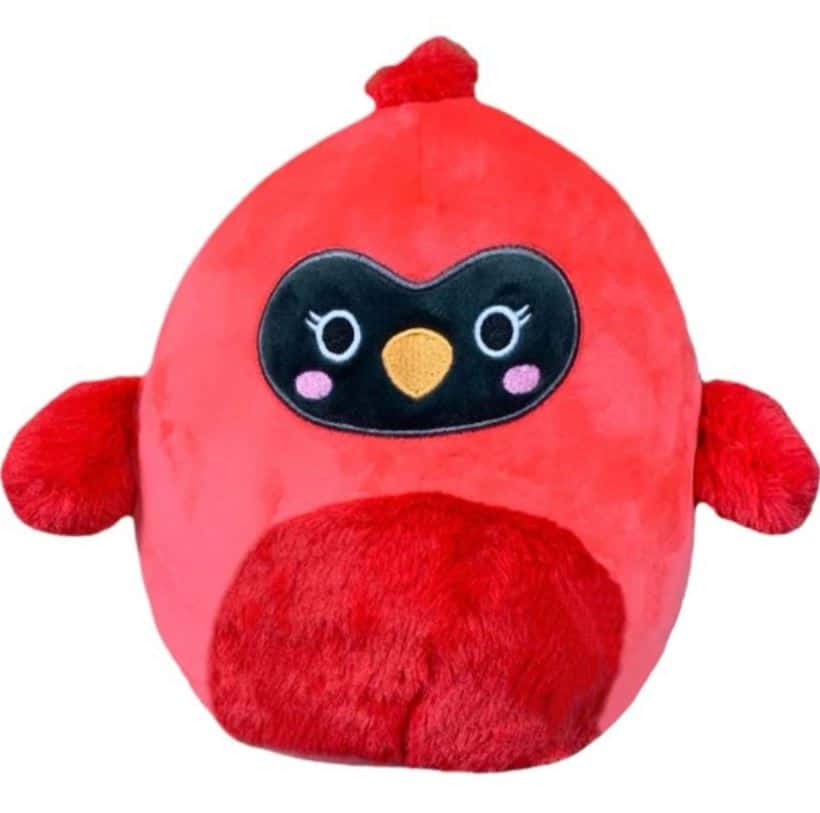 Squishmallows Cazlan The Cardinal Plush