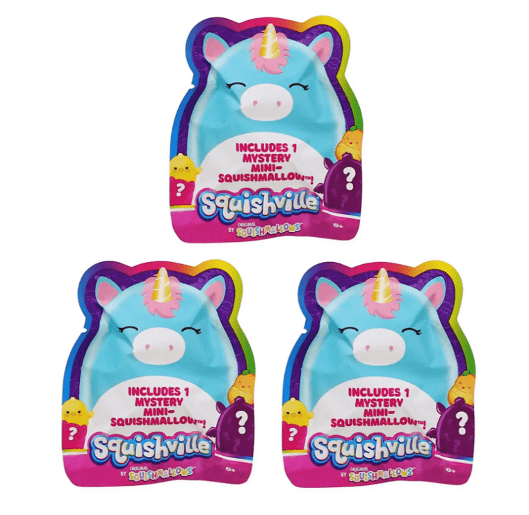 Squishville Blind Bag Mystery Squad Set of 3 Squishmallows