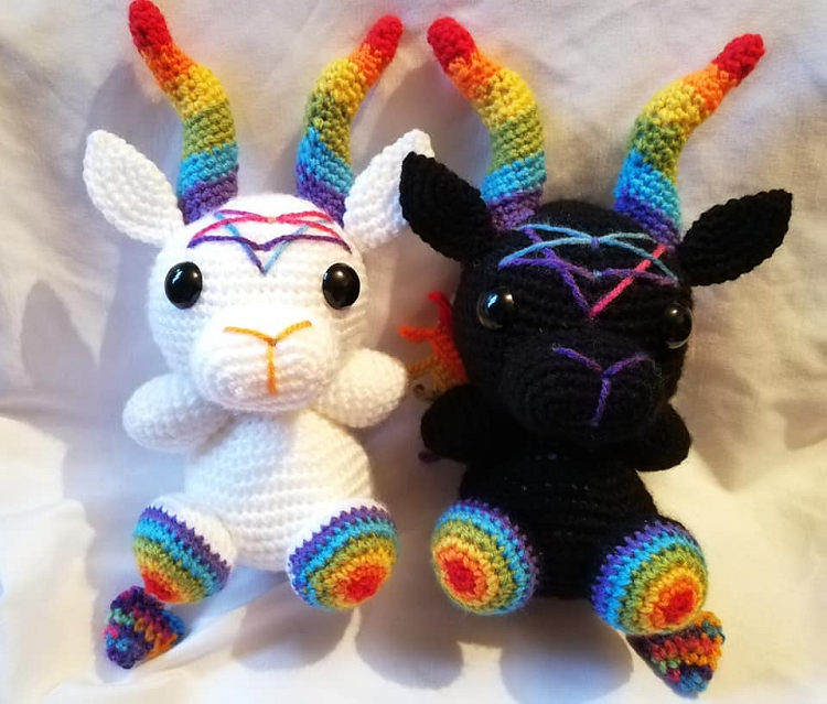 baphomet plushie by bea mcdonald