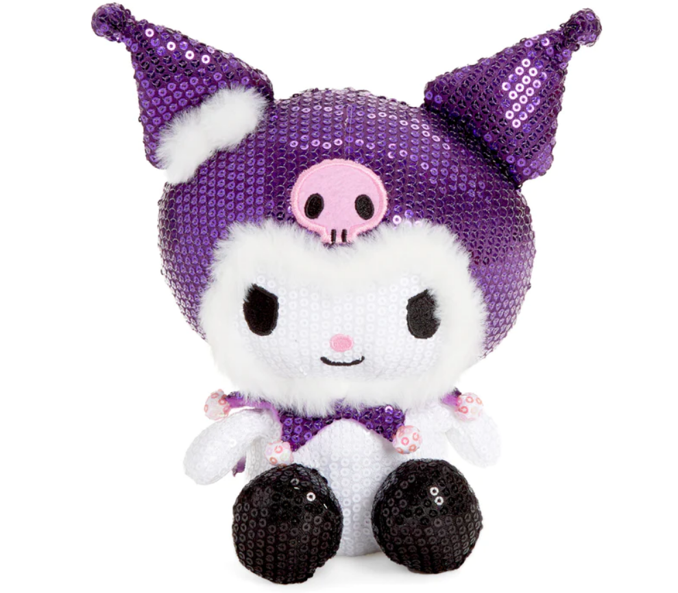 holiday sequin kuromi plush