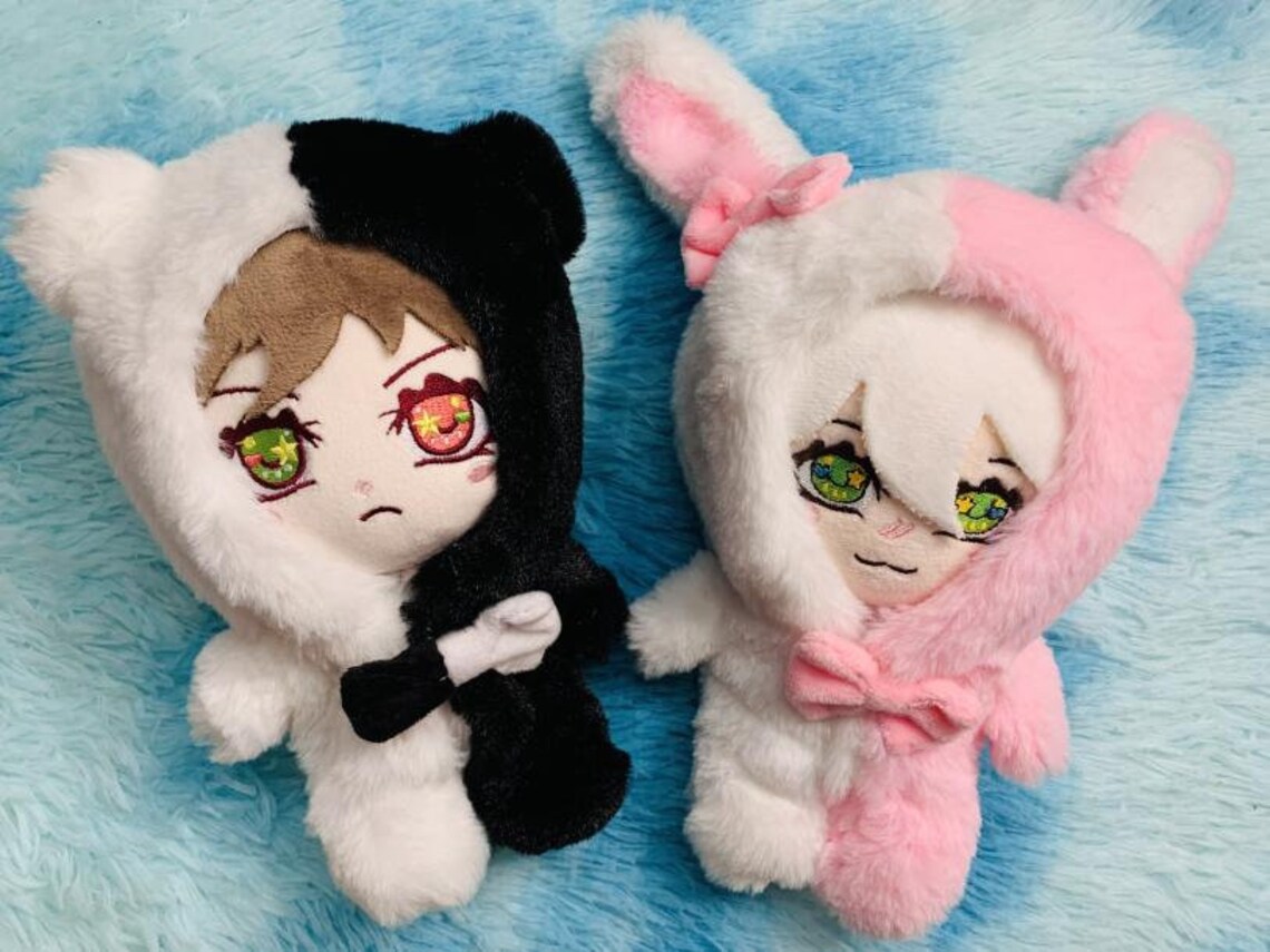 monomi & monokuma x one piece plush dolls