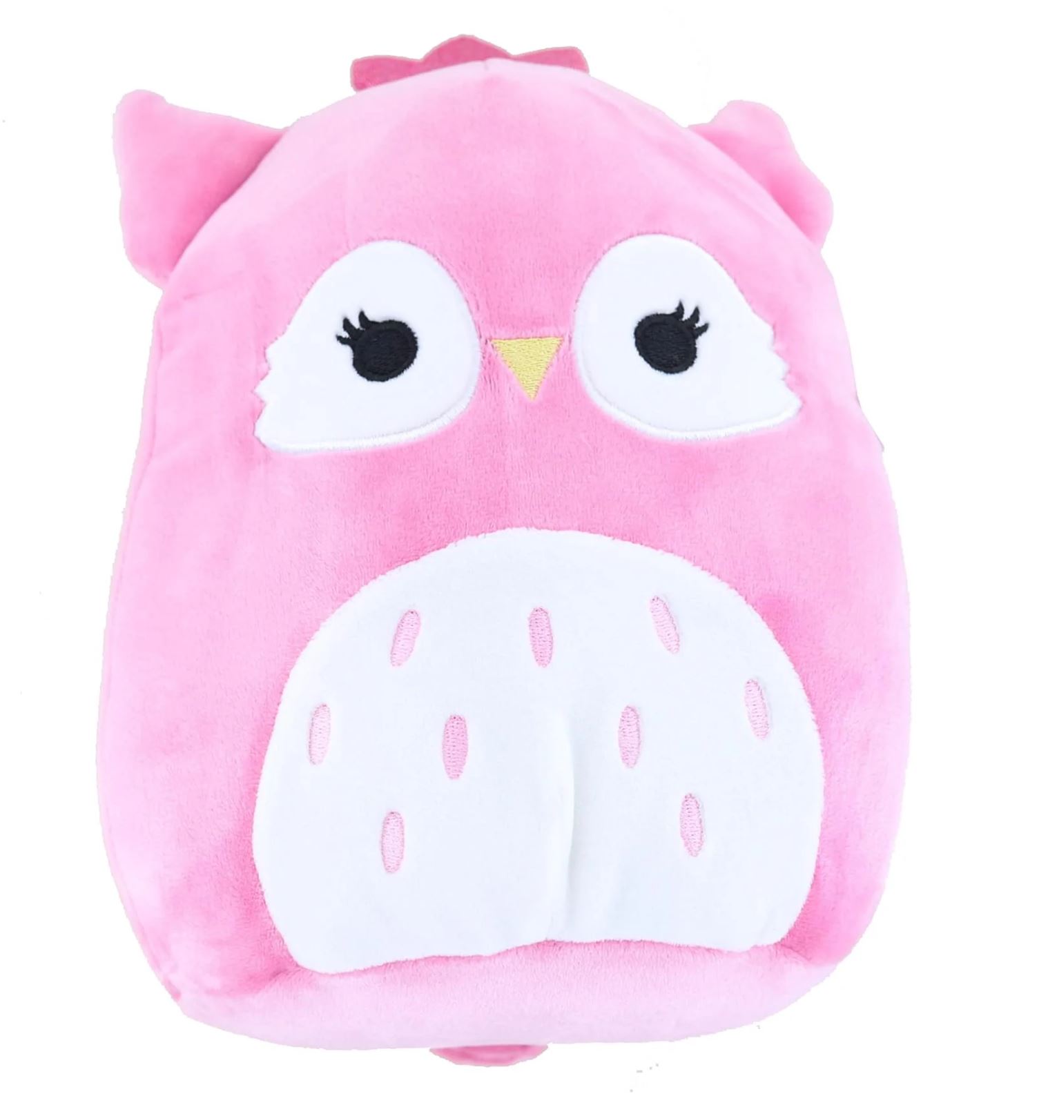 Bri, the Sassy Pink Owl With Crown Squishmallow