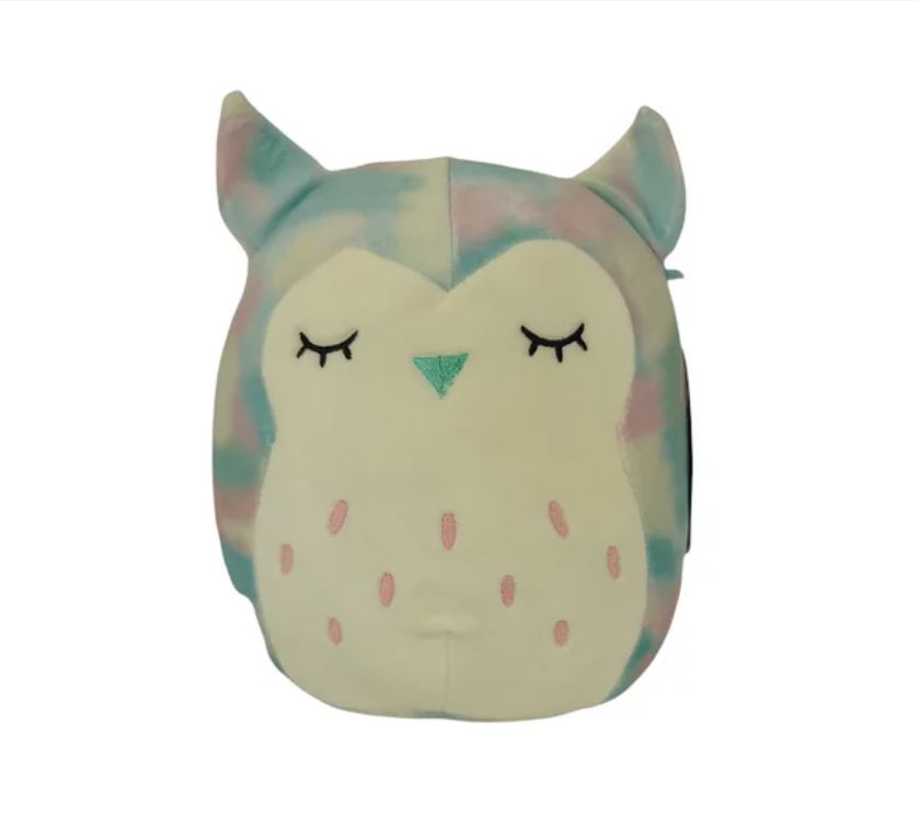 Onea, the Tie-Dye Sleepy Owl Squishmallow