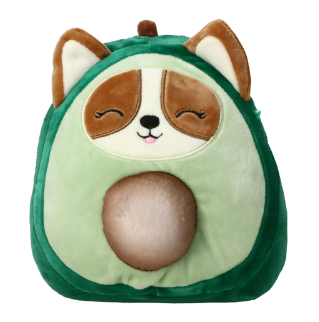 regina, the corgi in avocado costume squishmallow