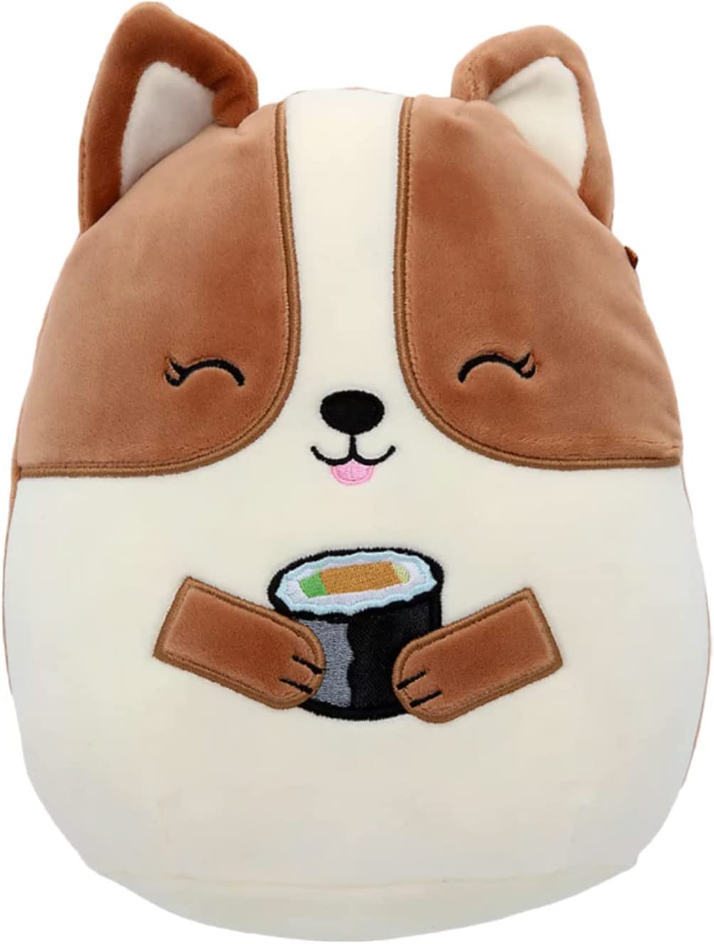 regina, the corgi with sushi squishmallow