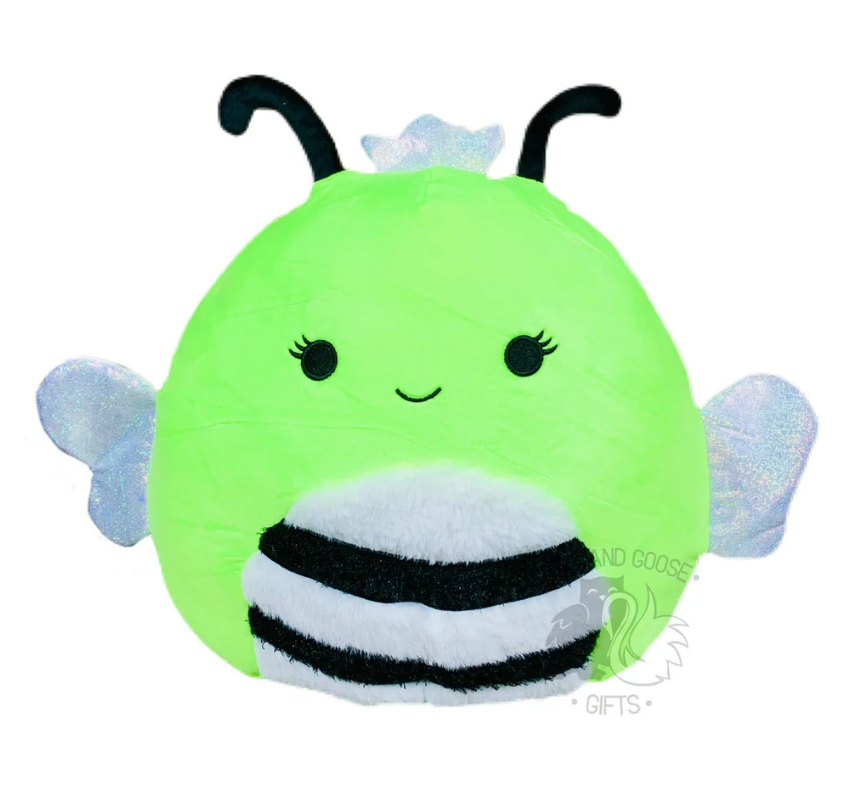 sunny the bee squishmallow 12-inch blacklight