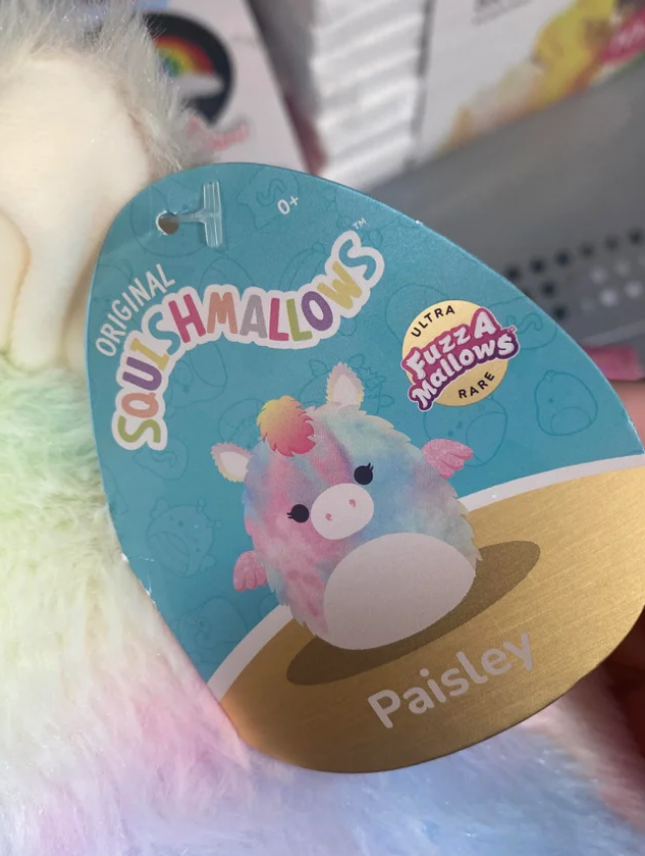 ultra rare squishmallow tag