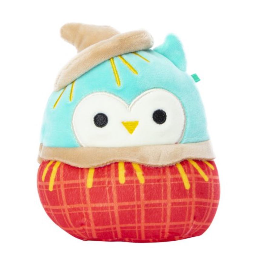 Winston, the Scarecrow Owl Squishmallow