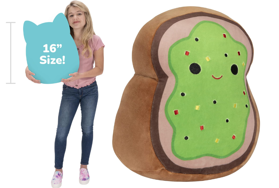 Squishmallows 16-Inch Avocado Toast