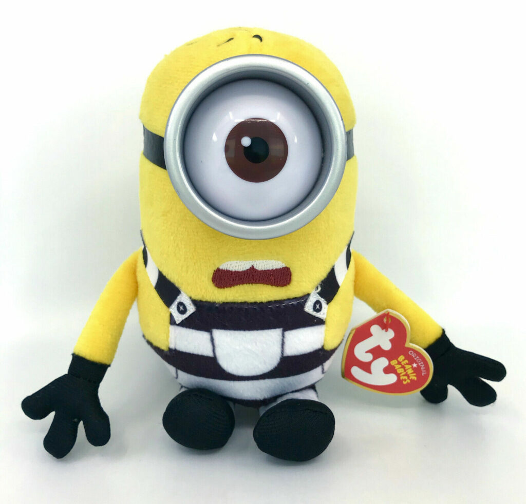 Ty Beanie Babies Despicable Me 3 Carl Minion Plush 