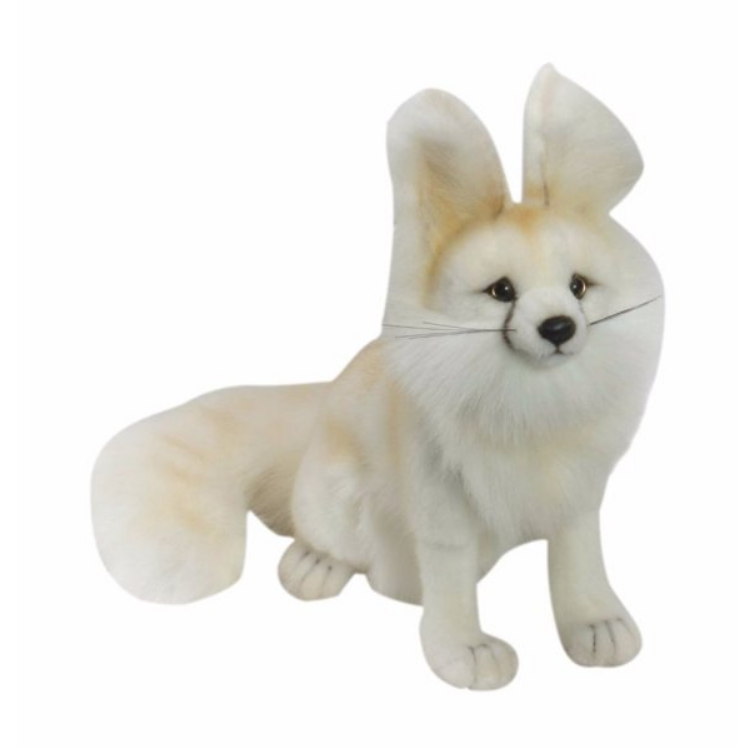 best fox plush hansa seated arctic fox plush