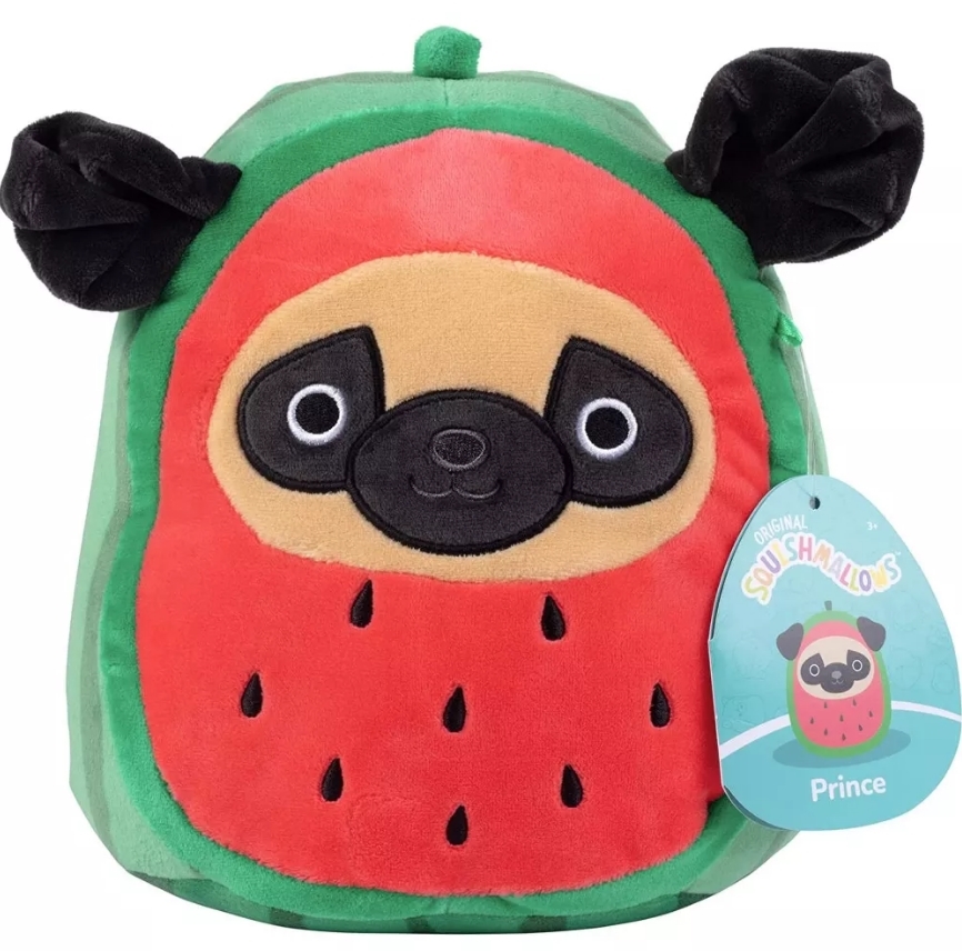 prince the watermelon pug squishmallow