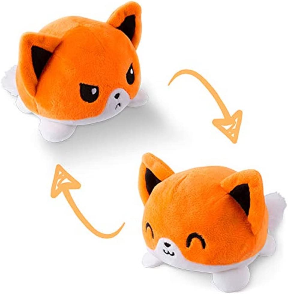 teeturtle reversible fox plush