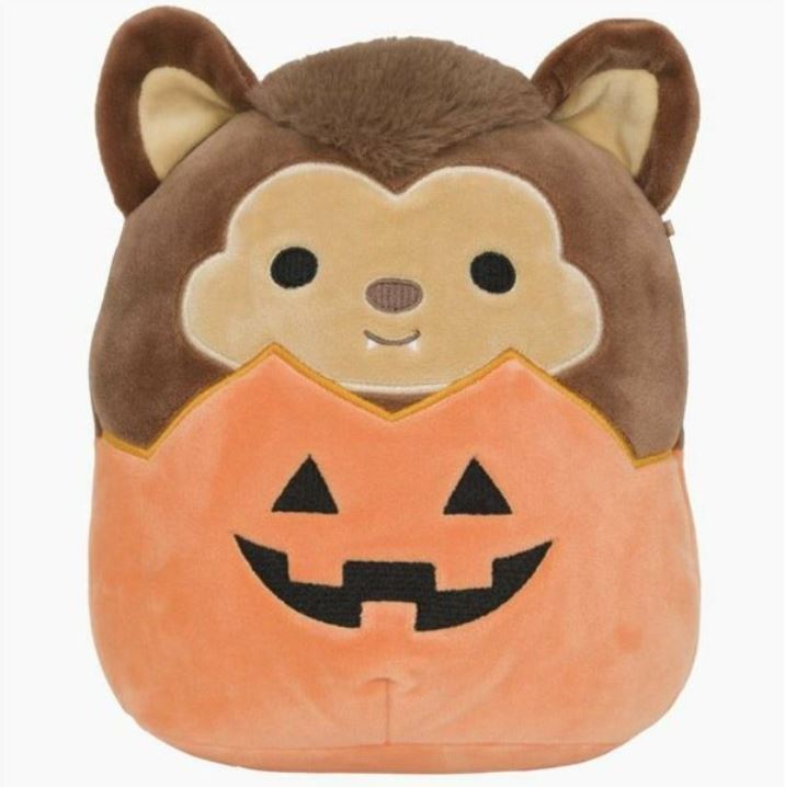 Wade, the Pumpkin Werewolf Hybrid Squishmallow