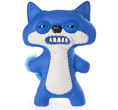 Blue Suspicious Fox Fuggler Plush