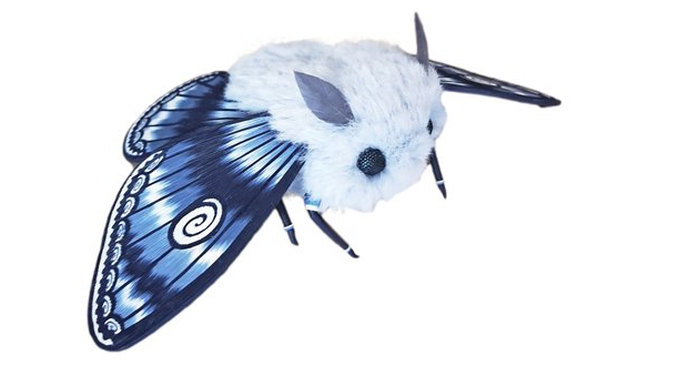 Blue Moth Plush