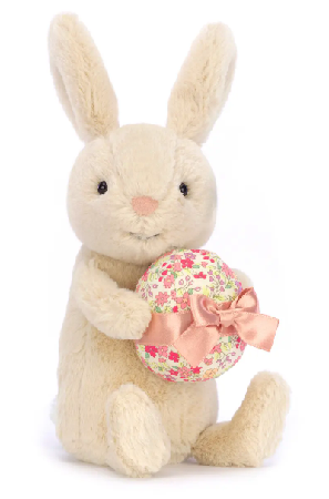 jellycat bonnie with a floral egg plush