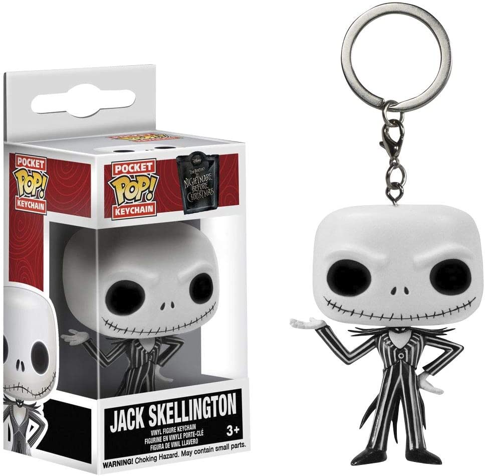 the nightmare before christmas jack skellington keychain