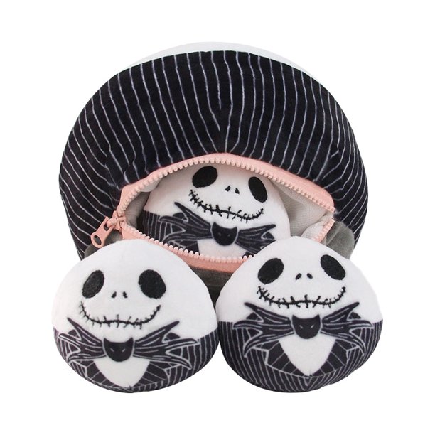 the nightmare before christmas jack skellington skeleton and sally bean plush movie toys